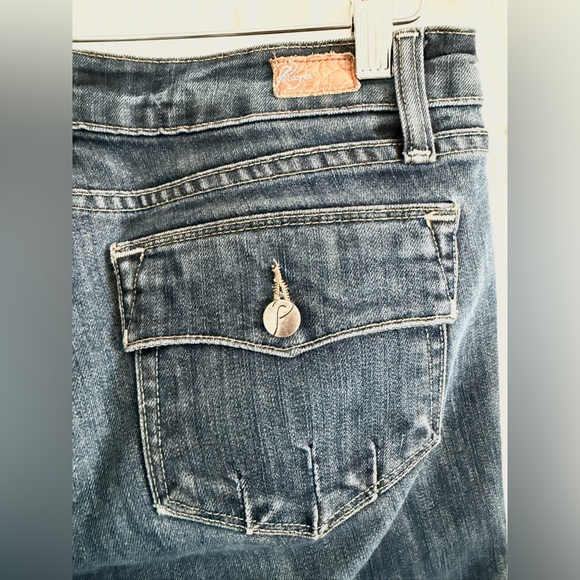 PAIGE Dark Blue Flare Jeans - Picture 4 of 4